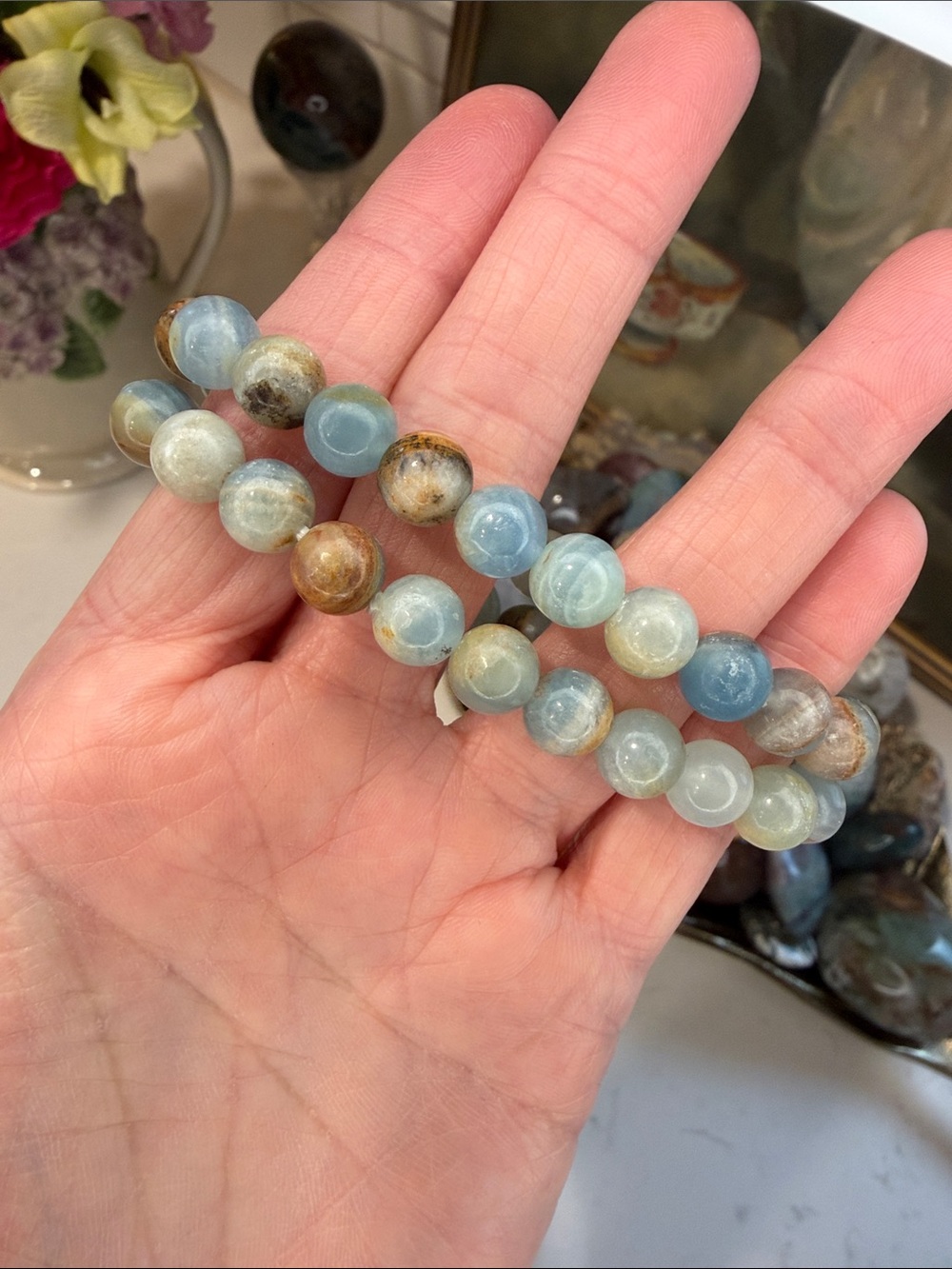 Blue Onyx Bracelet (listing is for 1:) B1106